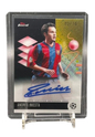 Andrés Iniesta 2025-26 Topps Finest UEFA Club Competitions Base Autograph BA-IA 02/10 FC Barcelona Midfielder Legend