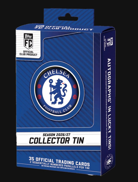 Topps Chelsea Collector Tin Box 2026/27