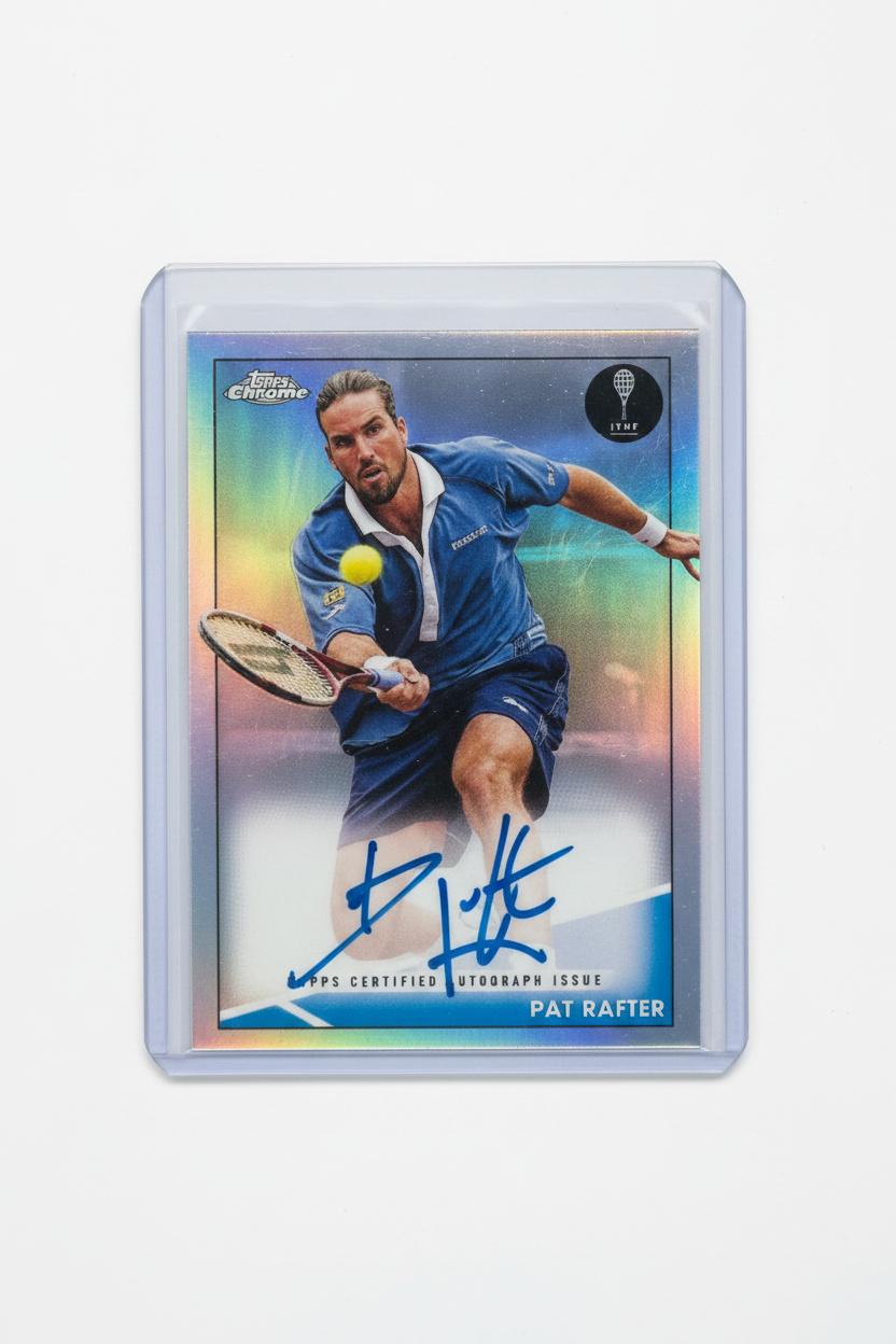 Pat Rafter 48/50 Auto Refractor Topps Chrome Tennis 2021 - Fronte