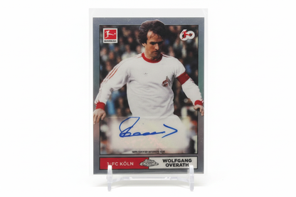 Wolfgang Overath 2023-24 Topps Chrome Bundesliga Legendary Player Unicum Auto LBUA-WO FC Köln - Fronte
