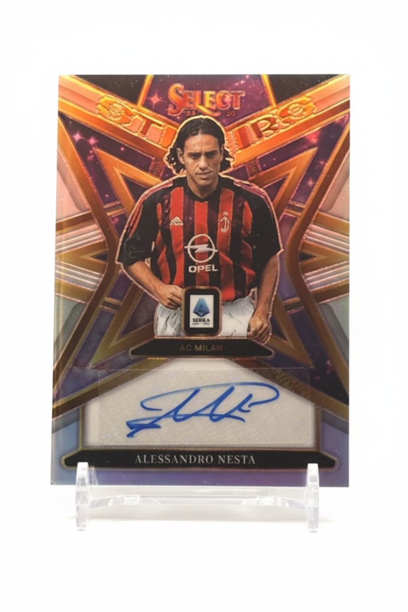 Alessandro Nesta Auto Select Stars Signatures Panini fronte