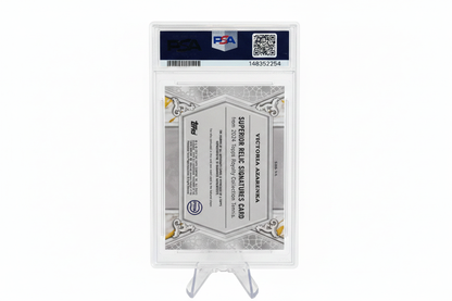 Victoria Azarenka 2024 Topps Royalty Tennis Superior Relic Signatures Gold #VA Auto Patch 01/10 PSA 9 - Retro