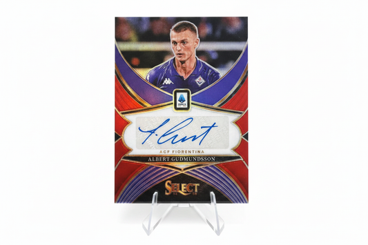 Albert Gudmundsson 2024-25 Panini Select Serie A Signatures Auto Fiorentina - Fronte