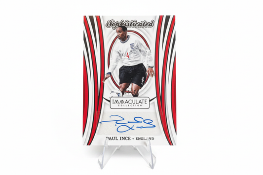 Paul Ince 2024-25 Panini Immaculate Sophisticated Signatures Auto SS-PI England - Fronte