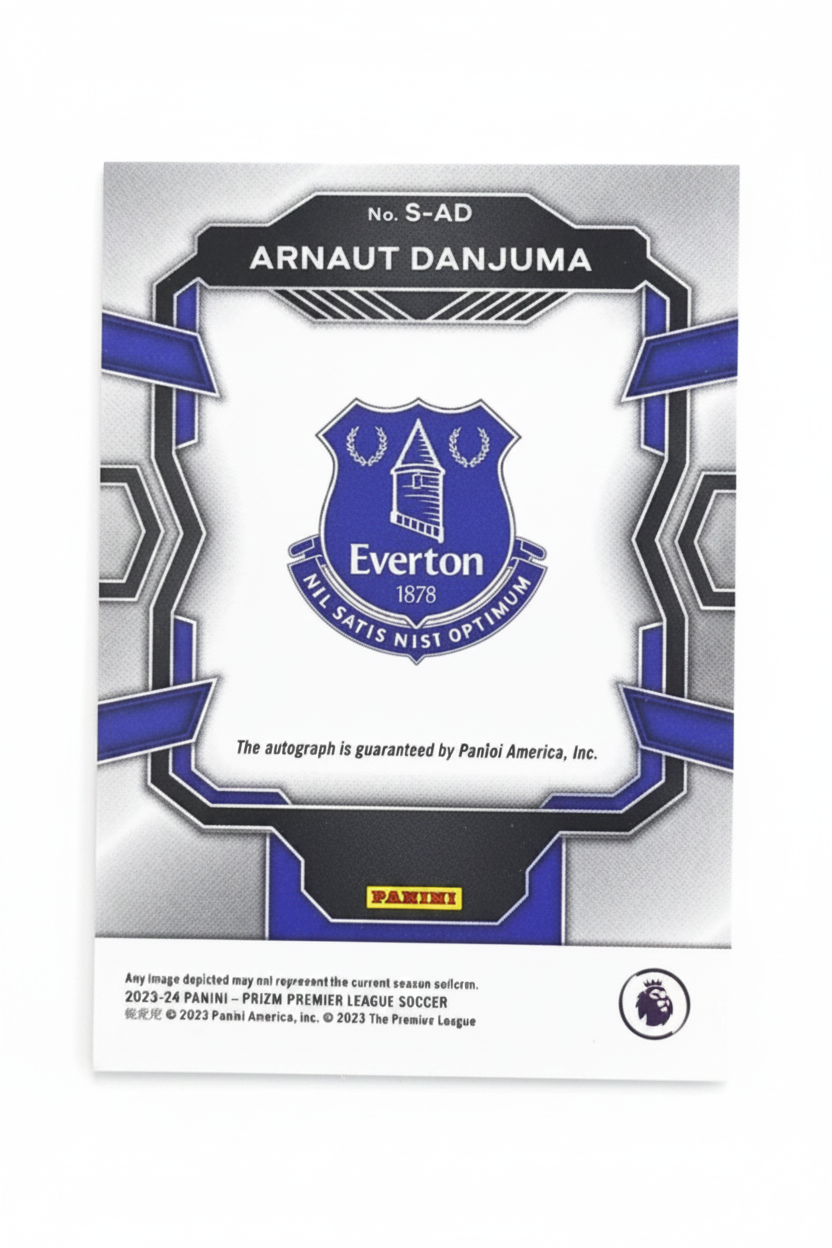 Arnaut Danjuma Auto Panini Prizm Premier League retro