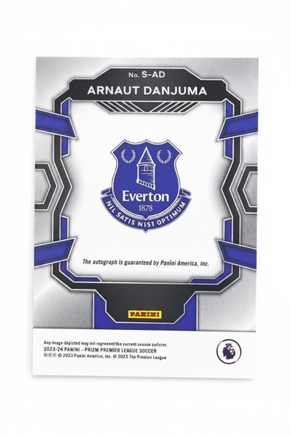Arnaut Danjuma Auto Panini Prizm Premier League retro