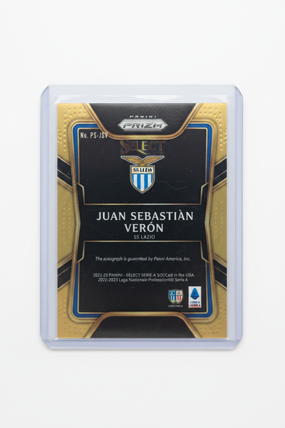 Juan Sebastian Veron Peacock Auto Panini Select Serie A 22/23 - Retro