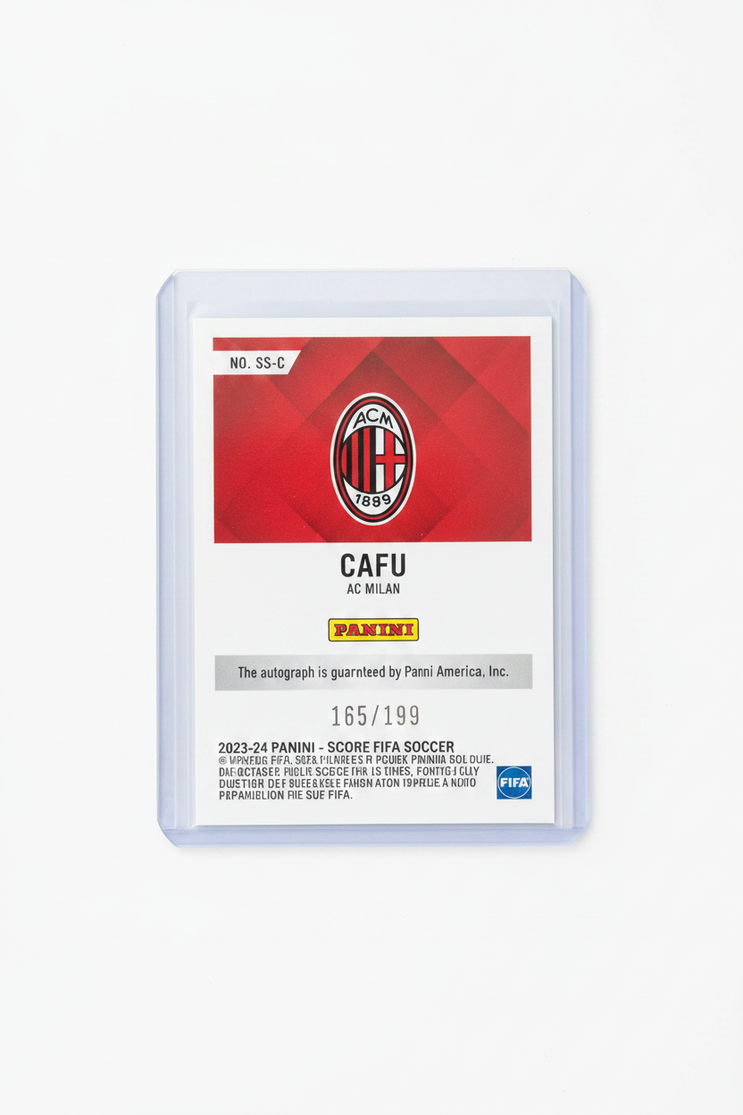 Cafu 165/199 Auto Panini Score FIFA 23/24 - Retro