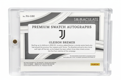 Gleison Bremer Panini Immaculate Collection 2022-23 RPA Patch Auto 59/99 Juventus - Retro
