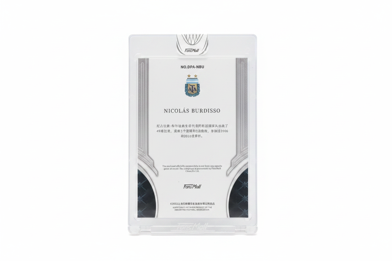Nicolás Burdisso 2022 FansMall Argentina RPA Dual Patch Auto DPA-NBU 17/36 - Retro