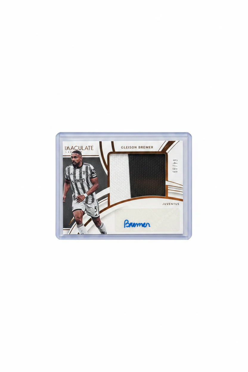 Gleison Bremer 94/99 Auto Jersey Panini Immaculate 22/23 - Fronte