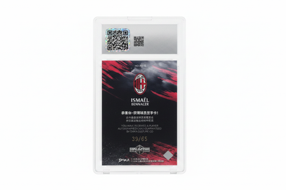 Ismaël Bennacer 2023-24 DAKA AC Milan Holocene Autograph Silver #HO-AU-5 39/65 CGC 10 GEM MINT - Retro