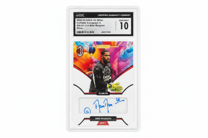 Mike Maignan 2024-25 DAKA AC Milan Ineffable Autograph Silver #IN-AU-2-A 25/35 CGC 10 GEM MINT - Fronte