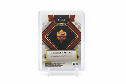 Thomas Hässler 2022-23 Panini Select Serie A Signatures Prizm S-THA Auto AS Roma - Retro