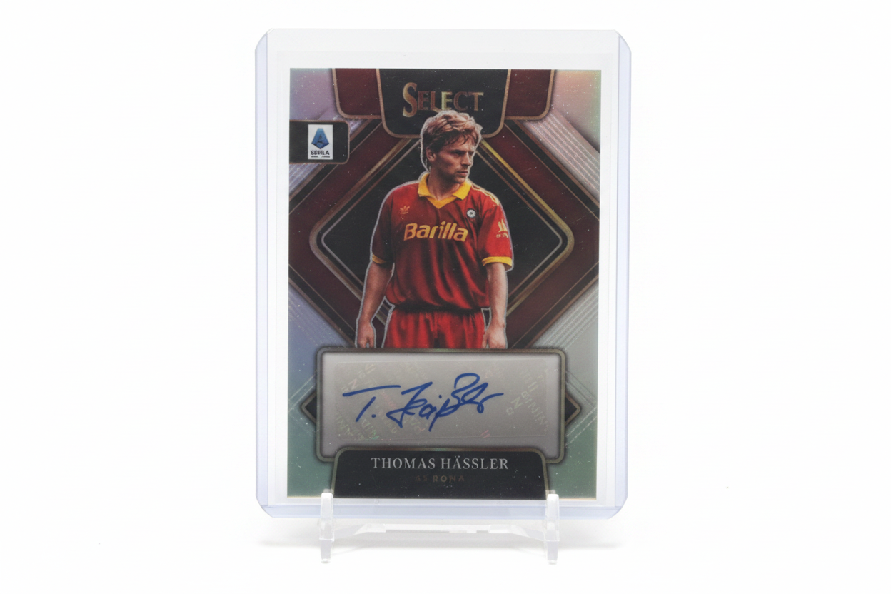 Thomas Hässler 2022-23 Panini Select Serie A Signatures Prizm S-THA Auto AS Roma - Fronte