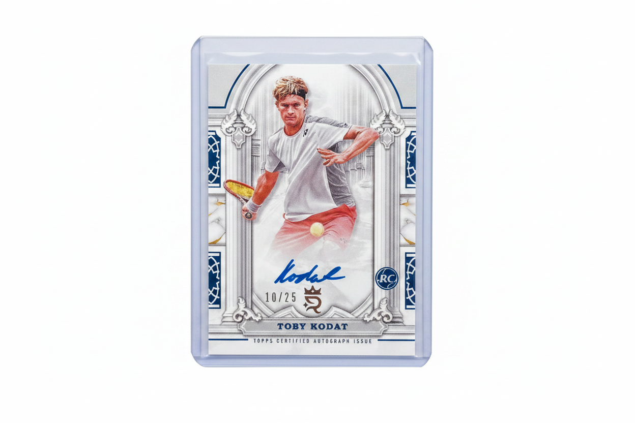 Toby Kodat 2024 Topps Royalty Collection Tennis Imperial Ink Auto RC II-TKT 10/25 - Fronte