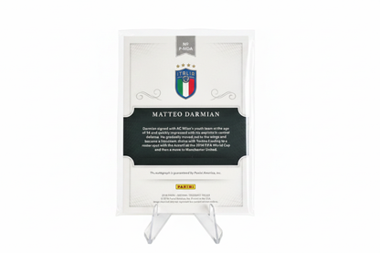 Matteo Darmian 2018 Panini National Treasures Penmanship Auto /99 Italy - Retro