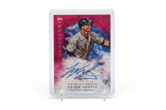 Tyler Austin 2017 Topps Inception Rookie Auto Magenta /99 RC 137 New York Yankees - Fronte