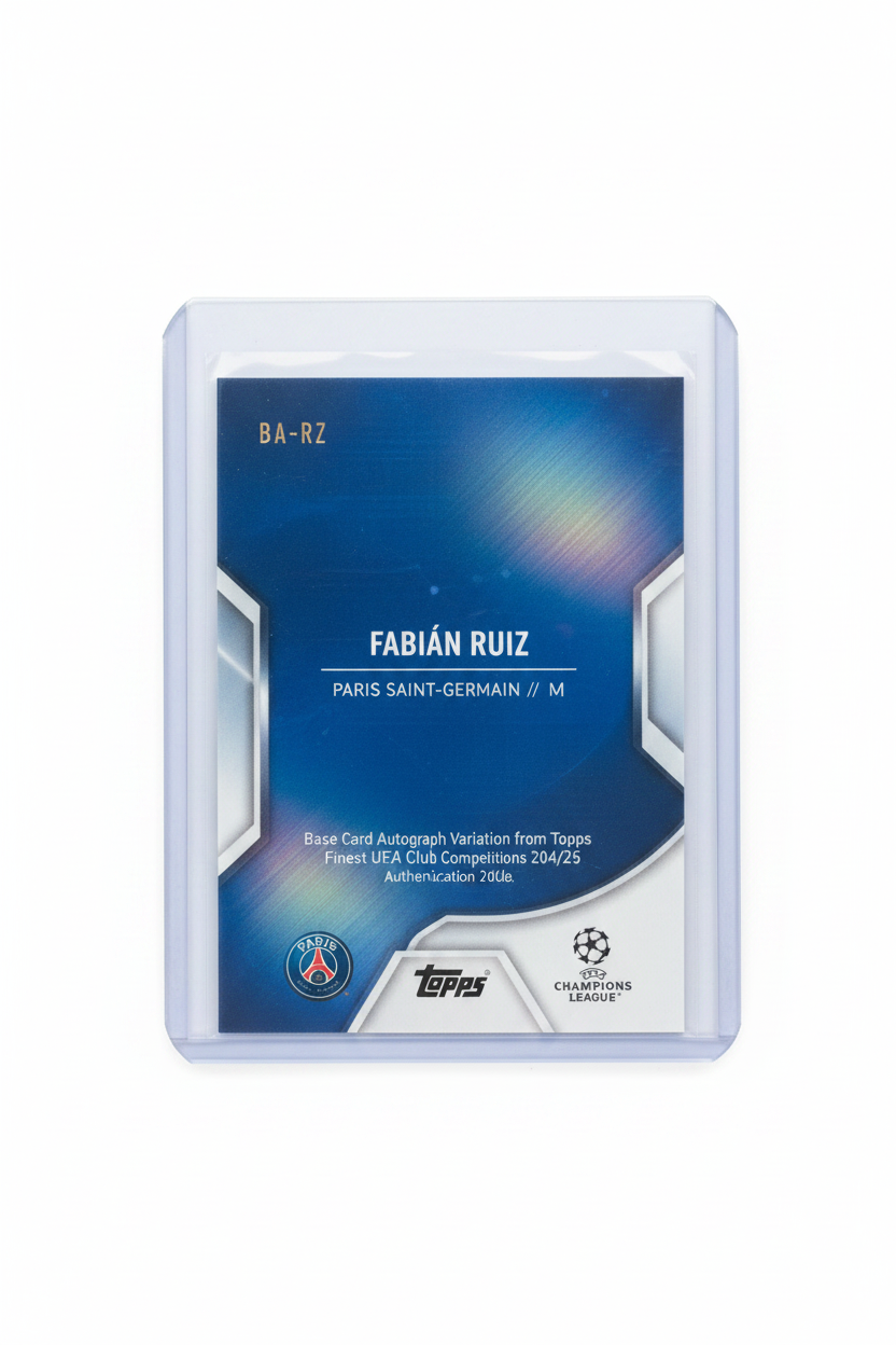 Fabian Ruiz 111/125 Auto Topps Finest UCC 24/25 - Retro