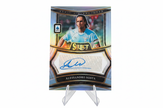 Alessandro Nesta 2024-25 Panini Select Serie A Signatures SS-AN Auto Prizm SS Lazio - Fronte