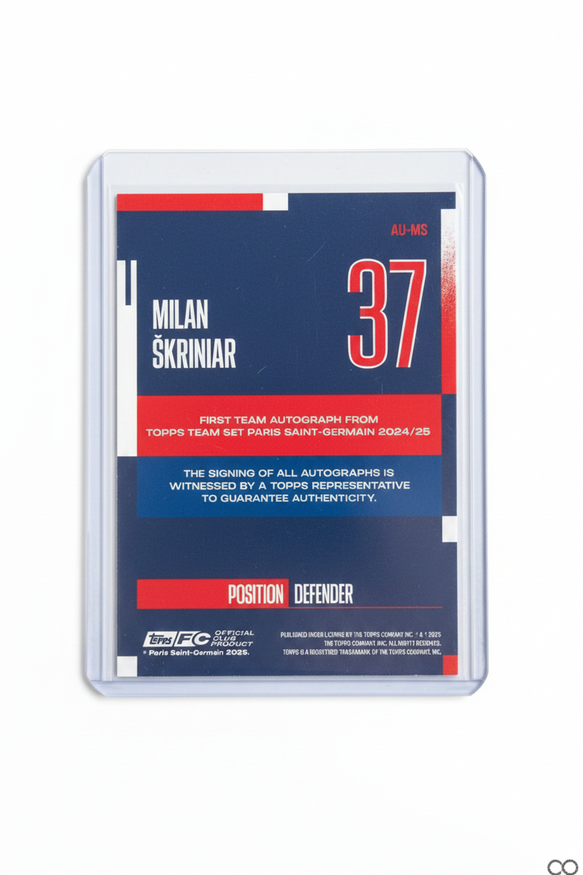 Milan Škriniar Auto /250 Topps PSG retro