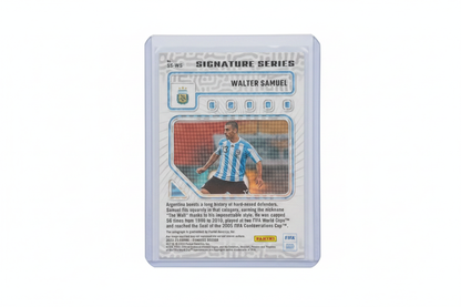 Walter Samuel 2023-24 Panini Donruss FIFA Soccer Signature Series SS-WS Auto Argentina - Retro