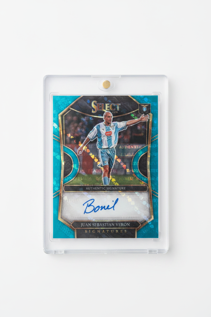 Juan Sebastian Veron Peacock Auto Panini Select Serie A 22/23 - Fronte