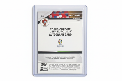 Diogo Jota 2024 Topps Chrome UEFA Euro 2024 Autograph CA-DJ Portugal - Retro