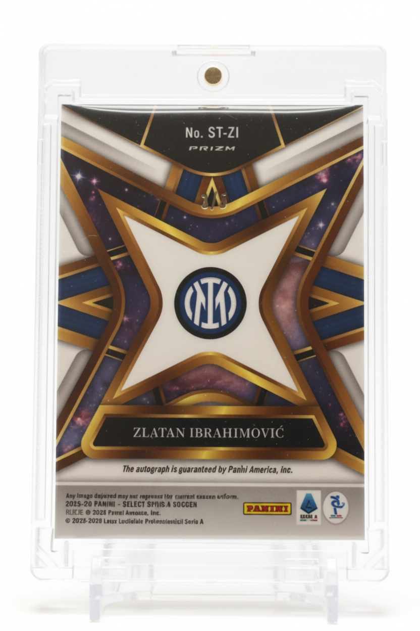 Zlatan Ibrahimović Auto Gold /5 Select Stars Panini retro