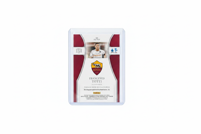 Francesco Totti Panini National Treasures Serie A 2021-22 Treasured Signatures 18/99 - Retro carta