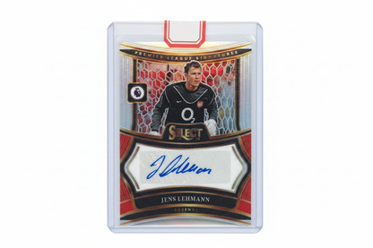 Jens Lehmann Panini Select Premier League 2024-25 - Fronte autografo