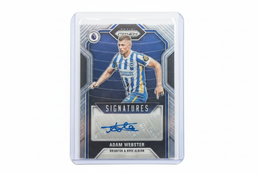 Adam Webster 2021-22 Panini Prizm Premier League Signatures Auto S-AWE Brighton - Fronte