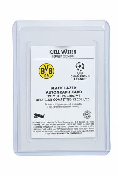 Kjell Wätjen RC Black Lazer Auto Topps Chrome retro