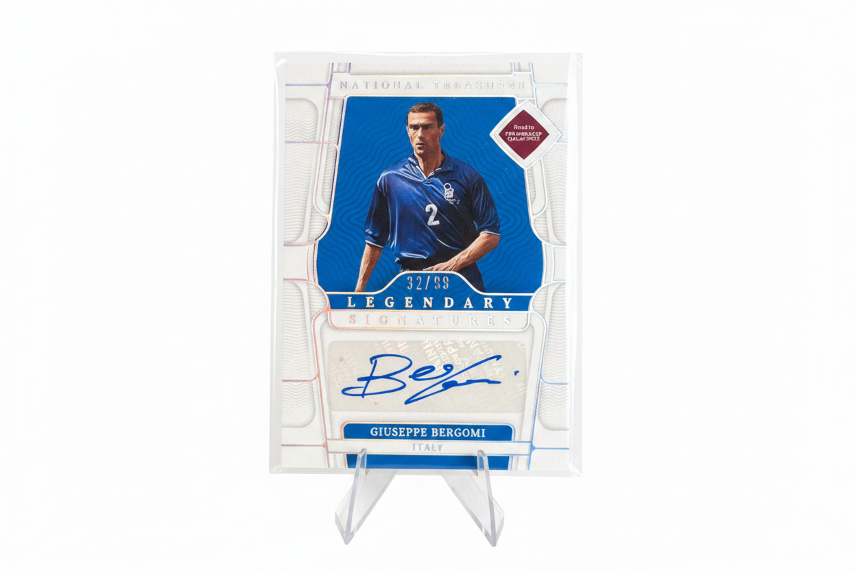 Giuseppe Bergomi 2022 Panini National Treasures Legendary Signatures Auto /99 - Fronte