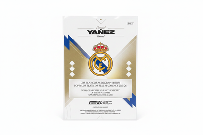 Daniel Yañez 2025-26 Topps Los Blancos Real Madrid CF Autograph LB-DY - Retro