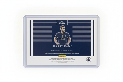 Harry Kane 2020-21 Panini Impeccable Premier League Signatures Auto 10/25 Jersey Number IS-HK Tottenham - Retro