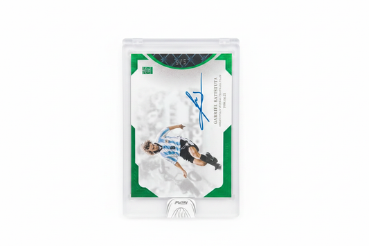 Gabriel Batistuta FansMall Argentina 1994-96 Auto 1/5 Green - Fronte autografo