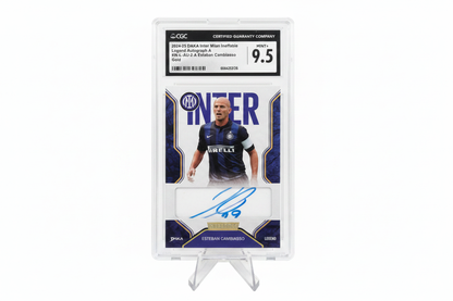 Esteban Cambiasso 2024-25 DAKA Inter Milan Ineffable Legend Autograph Gold 15/20 CGC 9.5 - Fronte