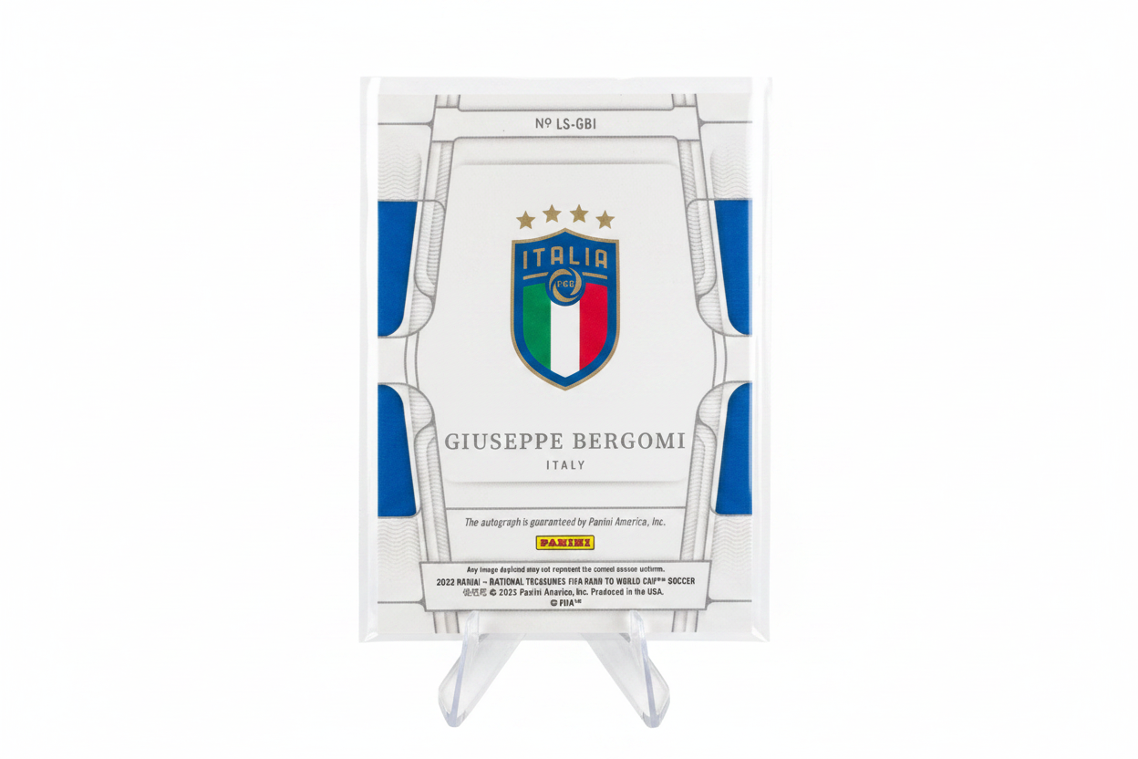 Giuseppe Bergomi 2022 Panini National Treasures Legendary Signatures Auto /99 - Retro