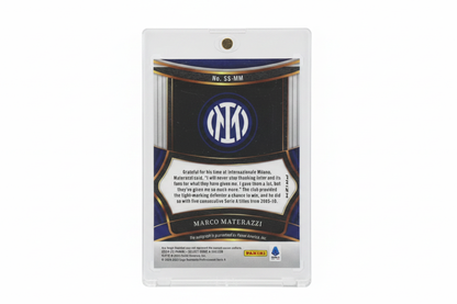 Marco Materazzi 2024-25 Panini Select Serie A Signature Shots Red Prizm SS-MM Inter - Retro
