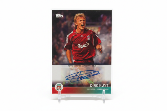 Dirk Kuyt 2021-22 Topps Liverpool FC Team Set Base Autograph BA-DK - Fronte
