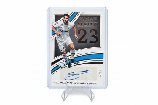 Sead Kolasinac 2022-23 Panini Immaculate Numbers Auto 67/99 IN-SEK Olympique de Marseille - Fronte