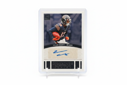 Tyler Scott 2024 Panini Donruss Football Signature Series Auto RC SSE-TSC Chicago Bears - Fronte