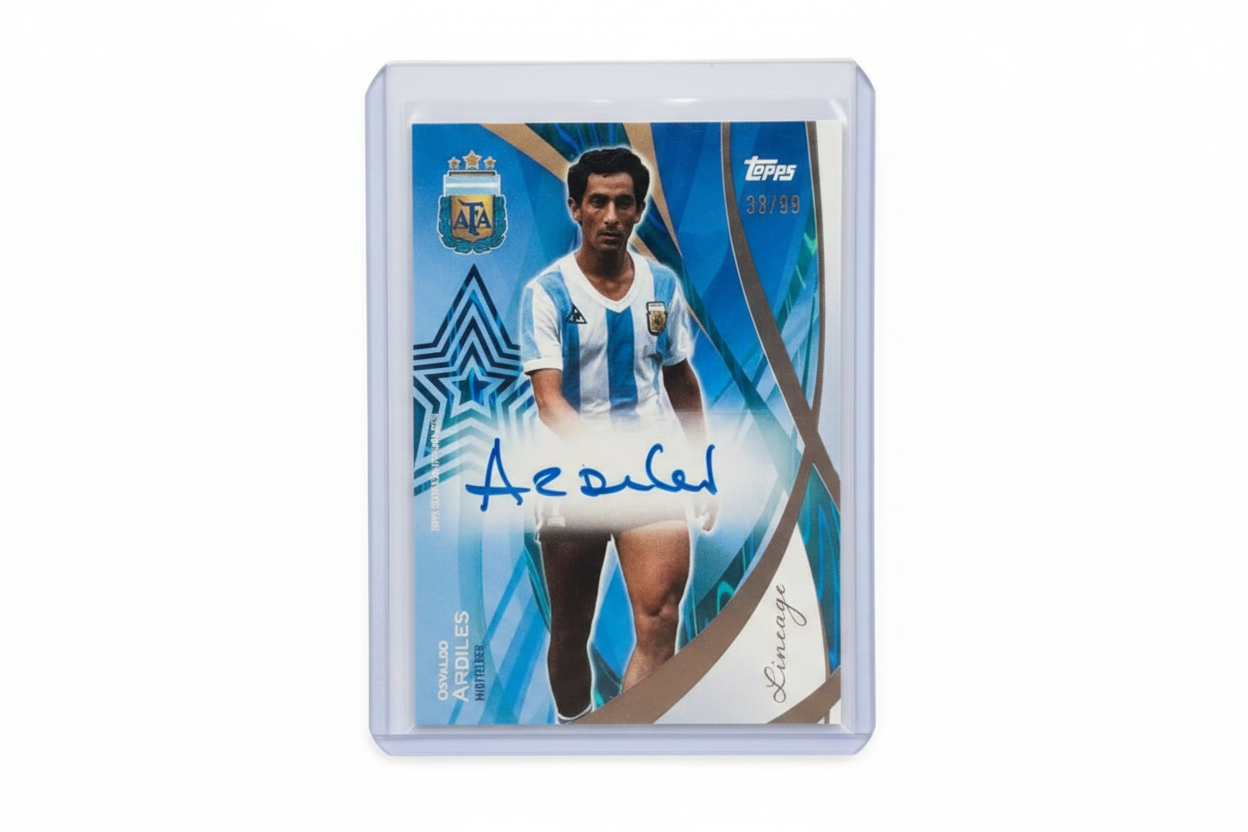 Osvaldo Ardiles 2024 Topps Lineage Argentina Legends Autograph LA-OA 38/99 - Fronte