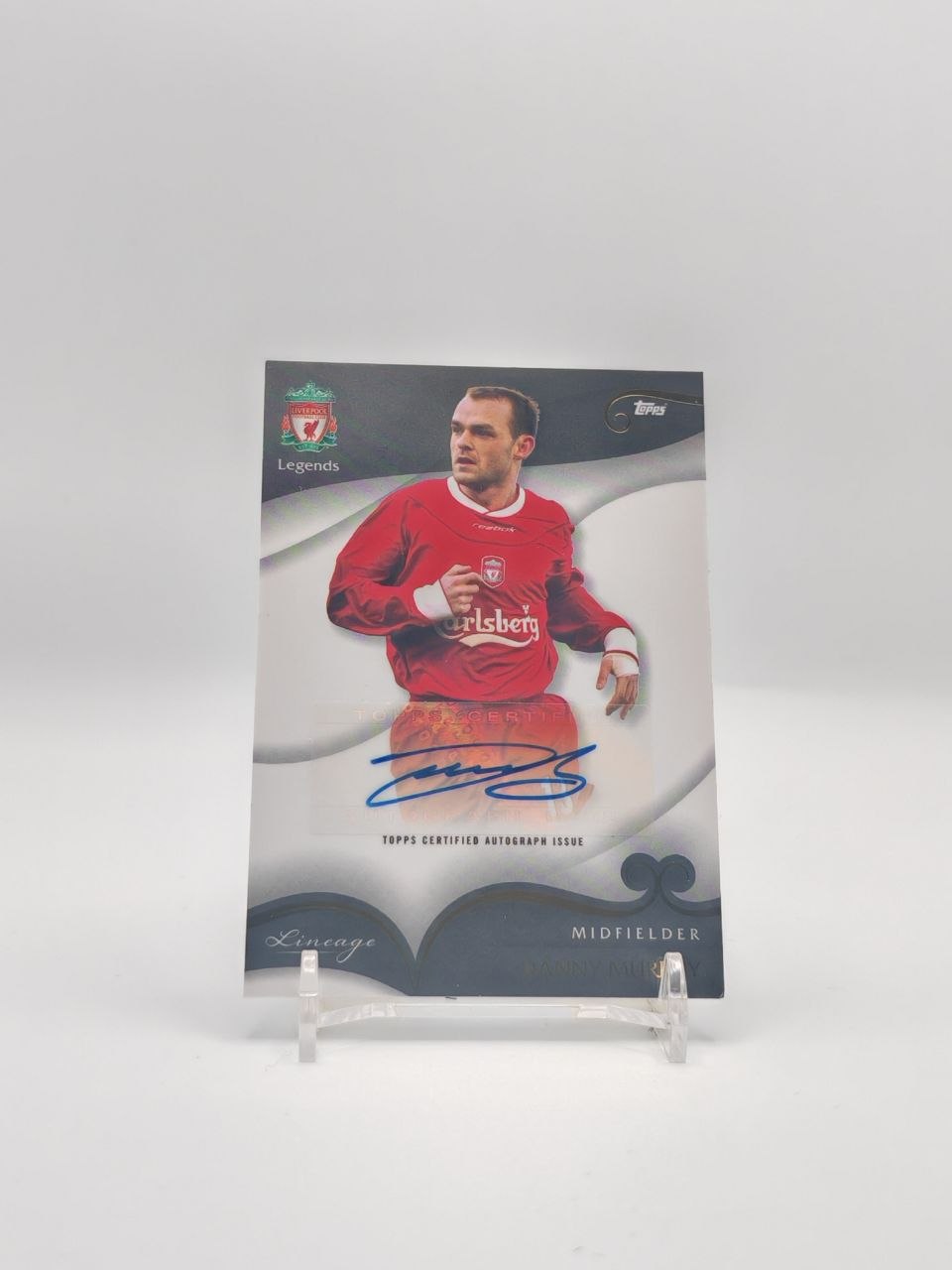 Danny Murphy Topps Liverpool Lineage Legends Auto, fronte