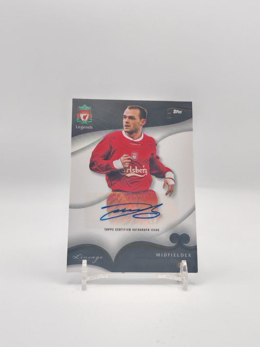 Danny Murphy Topps Liverpool Lineage Legends Auto, fronte