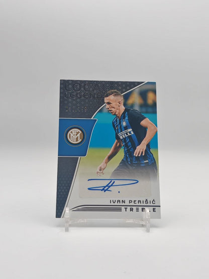 Ivan Perišić Inter Panini Treble Local Legends Auto 038/199, fronte