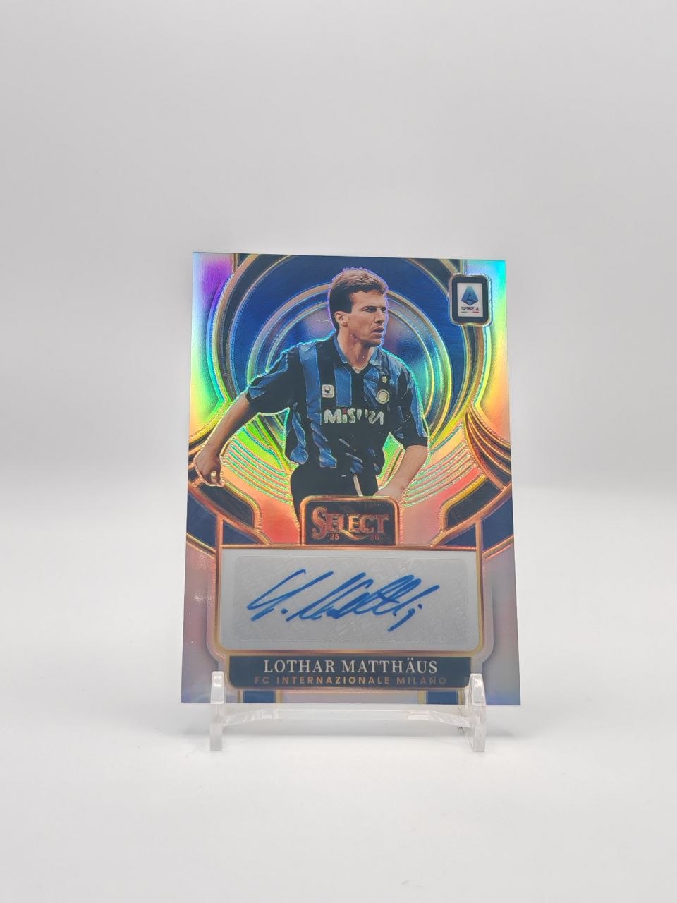 Lothar Matthäus Inter Panini Select Serie A Auto, fronte