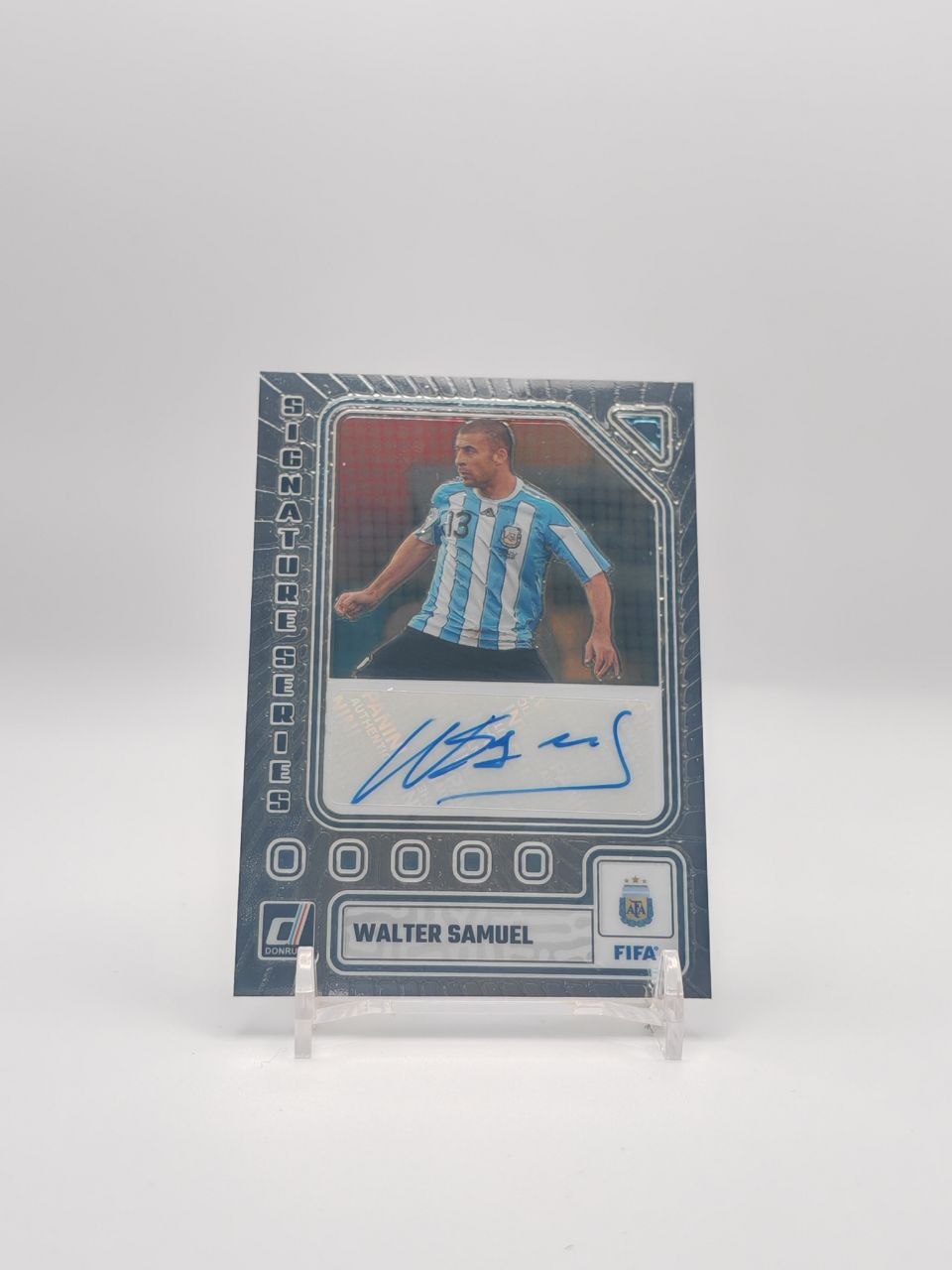 Walter Samuel Panini Donruss Signature Series Auto, fronte