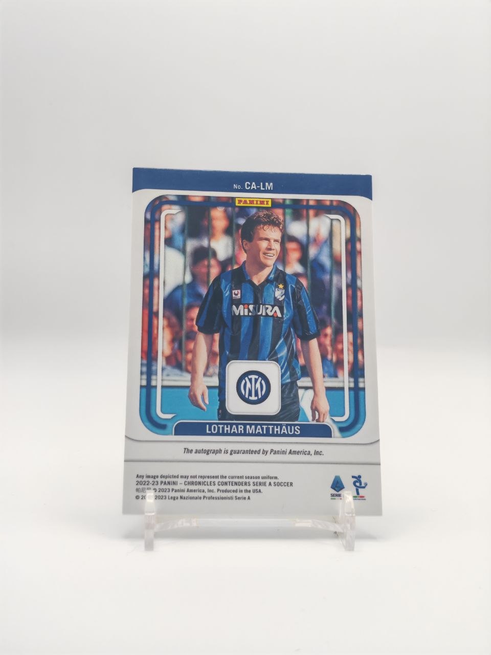 Lothar Matthäus Panini Chronicles Contenders Auto 95/99, retro